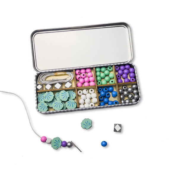 personalised mermaid beading kit