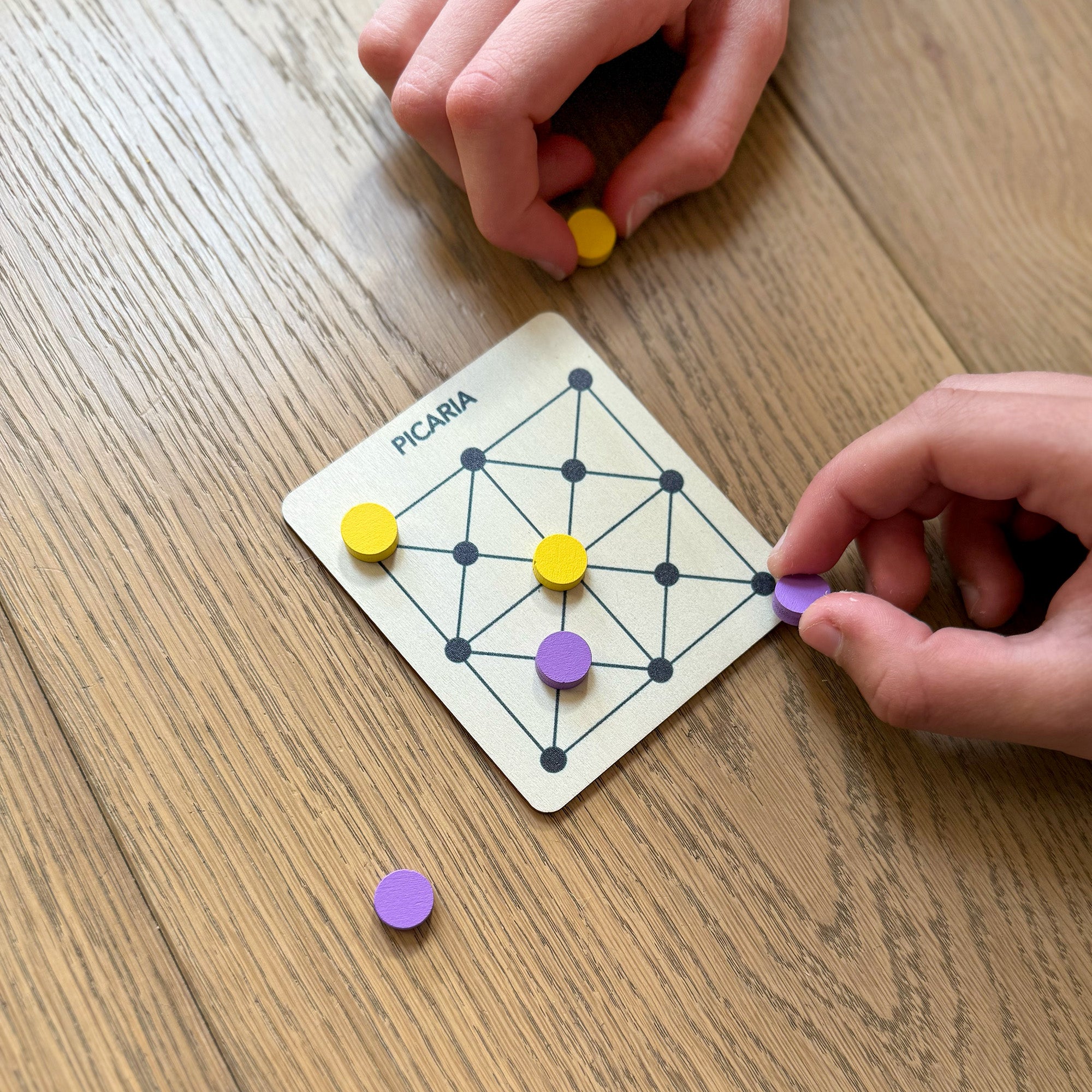 Cotton Twist Nine Holes game kit wooden board and tokens