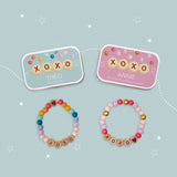 Beaded XOXO Friendship Bracelet Gift Kit