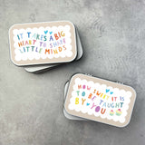 Personalised Thank You Slogan Teacher Gift Tin