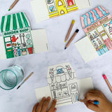 Colour Your Own High Street Kit With Watercolour Pencils