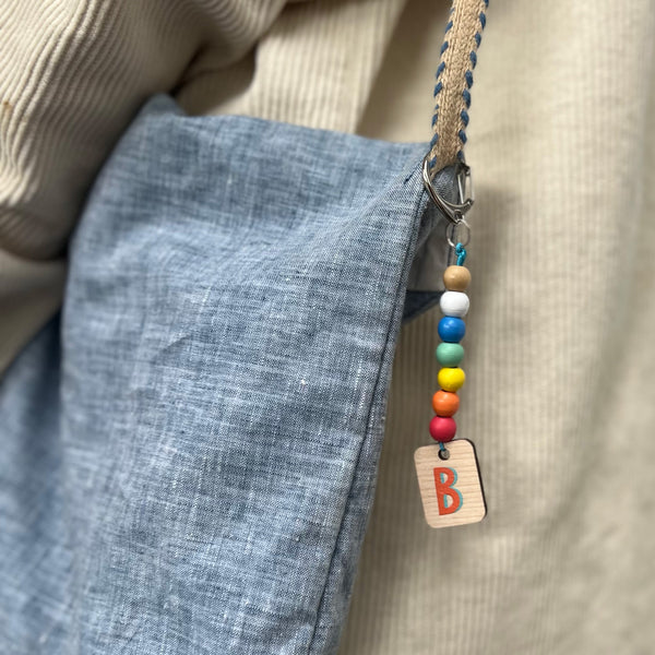 make your own letter keyring sustainable craft kit cotton twist