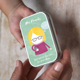 Personalised Character Teacher Keepsake Tin