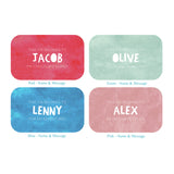 Personalised Block Colour Keepsake Tin