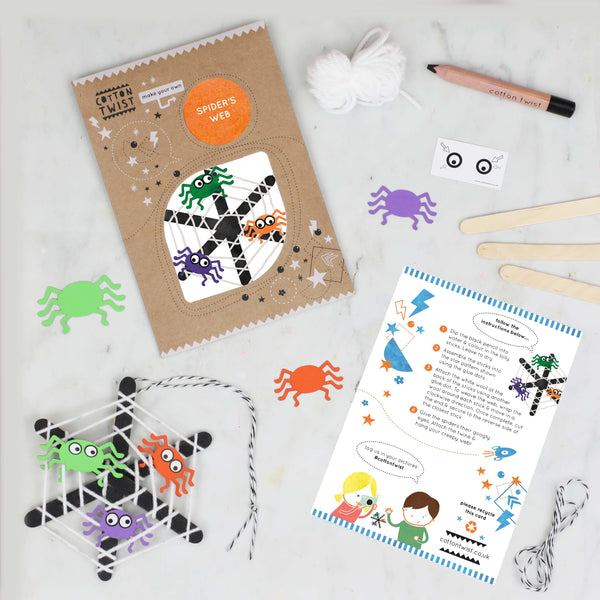 make your own spider's web