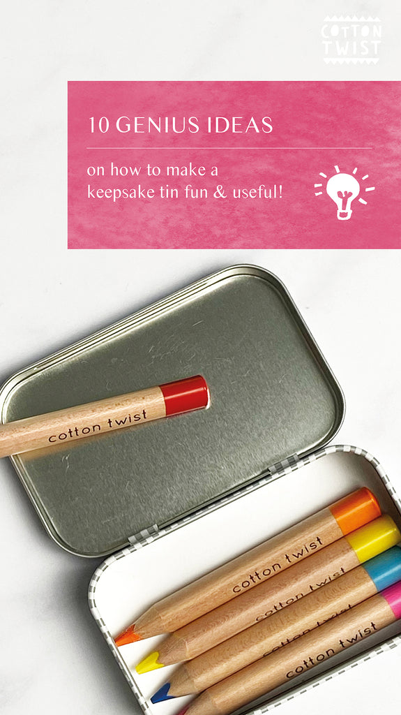 10 ideas on how to make a keepsake tin fun & useful