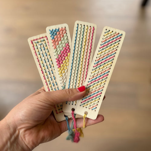 Create Your Own Colourful Stitched Tassel Bookmark