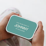 Plain Text | Personalised Keepsake Tin