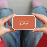 Plain Text | Personalised Keepsake Tin