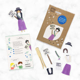 Make Your Own Emmeline Pankhurst Peg Doll