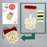 Make Your Own Stitched Mistletoe Decoration