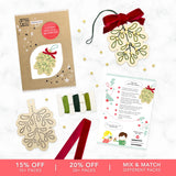 Make Your Own Stitched Mistletoe Decoration