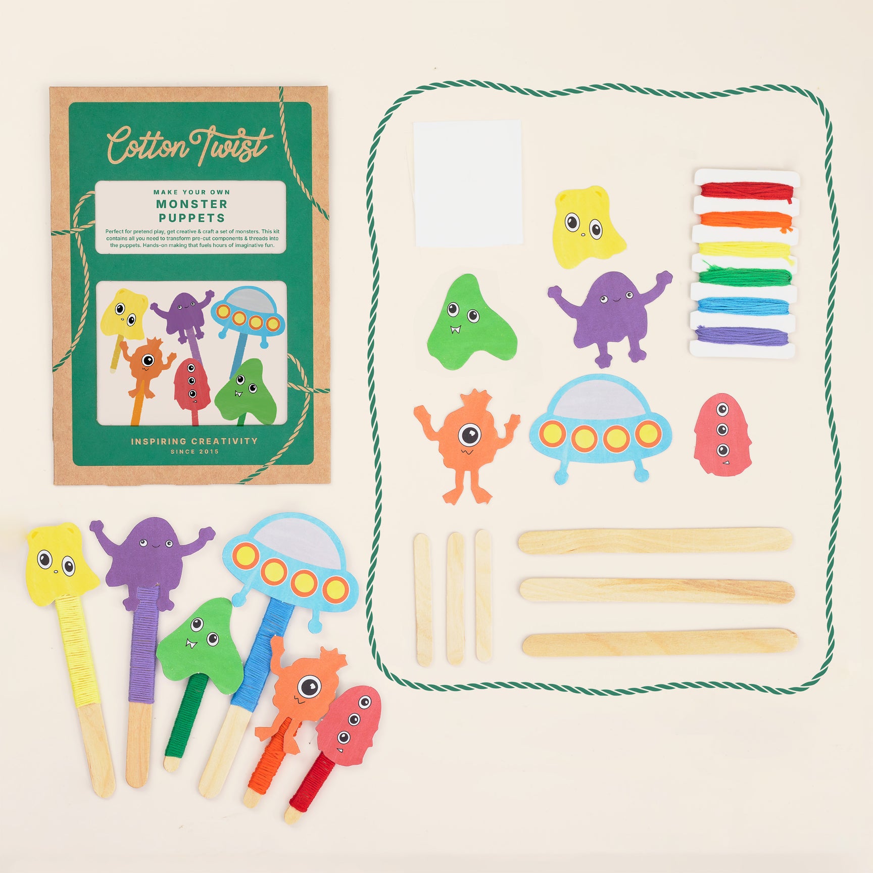 Make Your Own Monster Puppets | Cotton Twist – CottonTwist