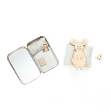'please take care of me' - personalised woodland mouse