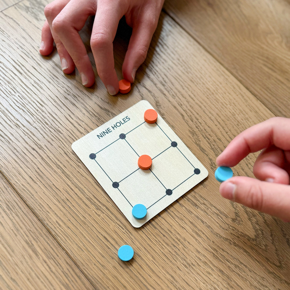 Game Of Nine Holes Wooden Board Game | Cotton Twist – CottonTwist
