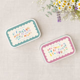 Personalised Thank You Slogan Teacher Gift Tin