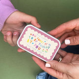 Personalised Thank You Slogan Teacher Gift Tin