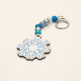 Make Your Own Snowflake Keyring