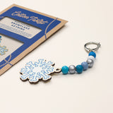 Make Your Own Snowflake Keyring