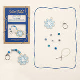 Make Your Own Snowflake Keyring