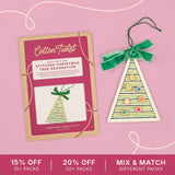 Make Your Own Stitched Christmas Tree Decoration