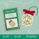 Make Your Own Stitched Mistletoe Decoration