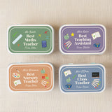 Personalised Subject Teacher Gift Tin