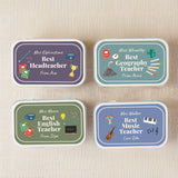 Personalised Subject Teacher Gift Tin
