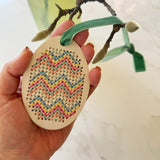 Make Your Own Stitched Egg Decoration