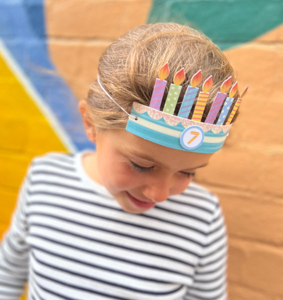 make your own birthday crown kit - sustainable craft kit - cotton twist