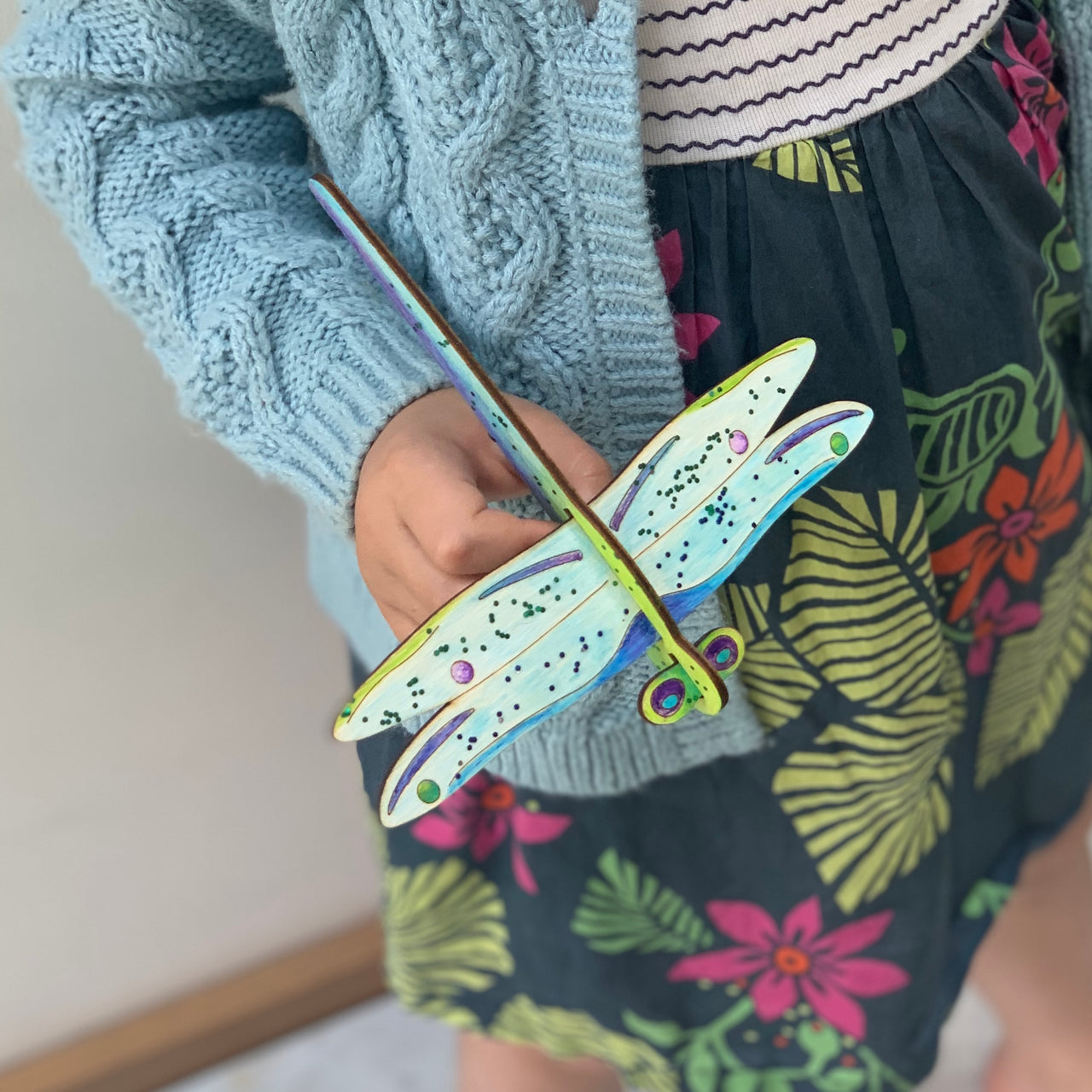 make your own dragonfly glider activity kit