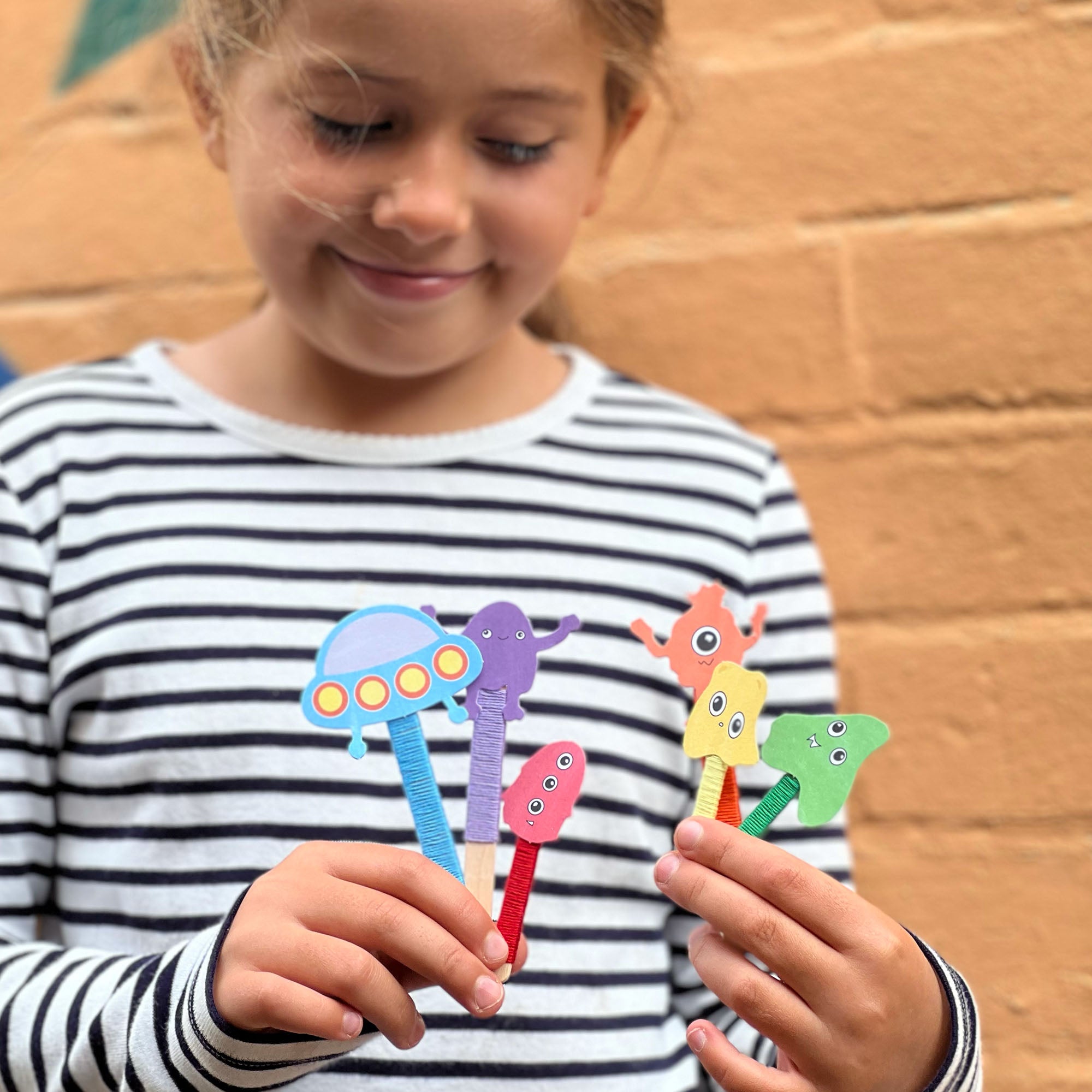 Make Your Own Space Monster Puppets Sustainable Craft Kit Cotton make-your-own-space-monster-puppets-sustainable-craft-kit-cotton