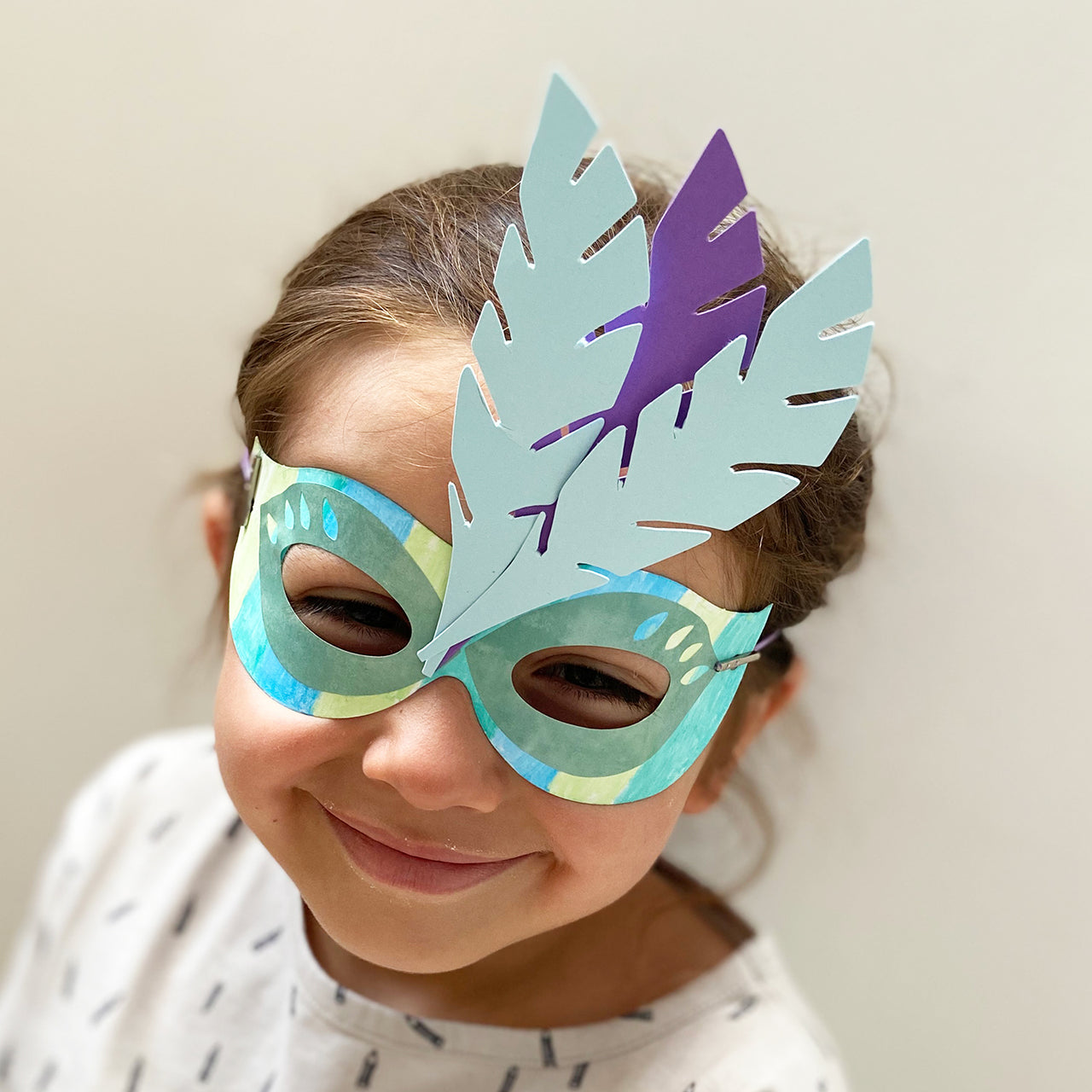 make your own carnival mask - sustainable craft kit - cotton twist